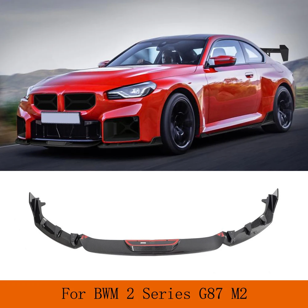 

Car Front Lip Spoiler for BMW 2 Series G87 M2 Coupe 2022 2023 Car Front Prepreg Dry Carbon Body Kits Lip Chin Guard Protector