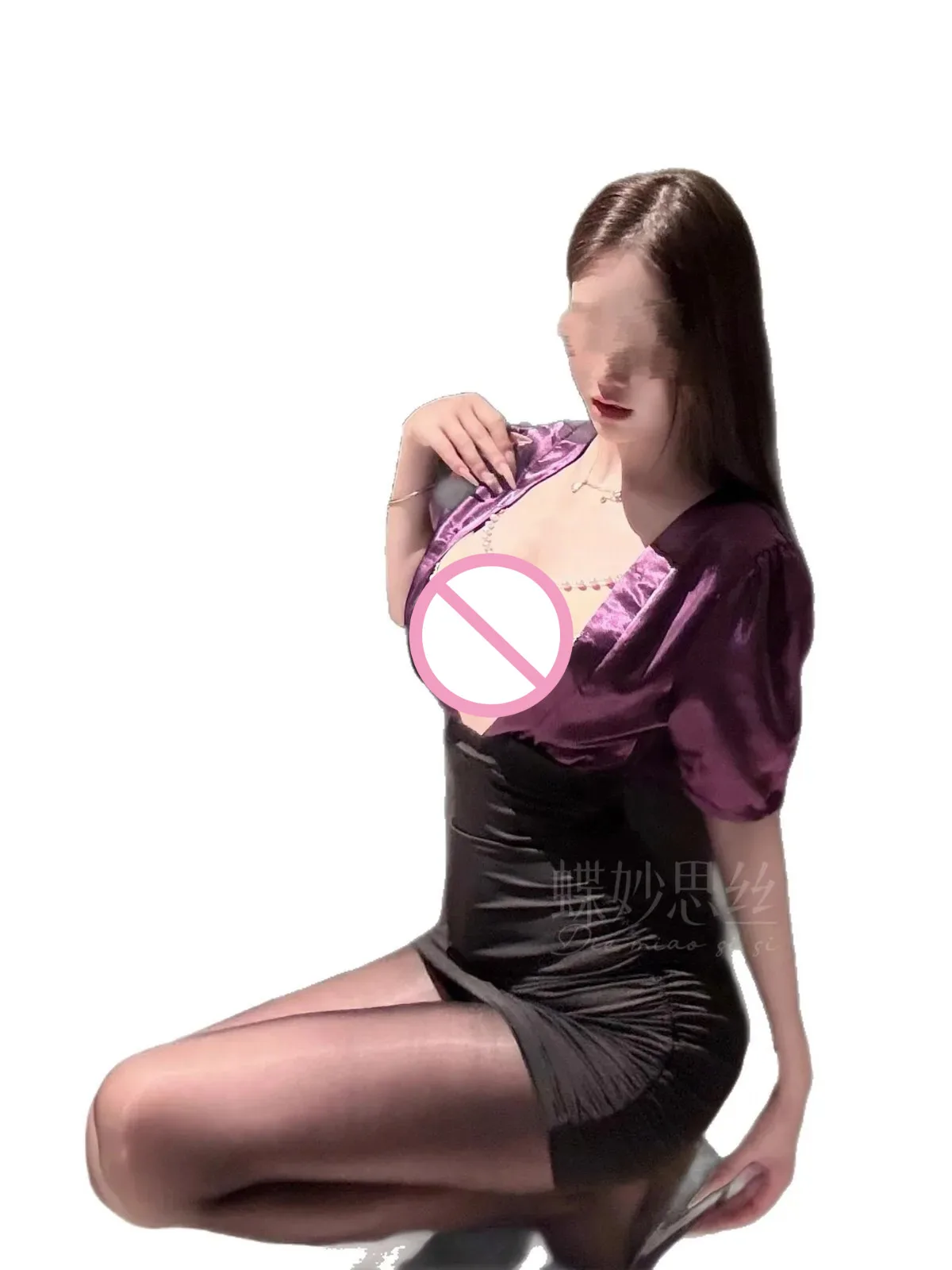 Nova borboleta boate usar roxo bodycon vestido sexy puro desejo cetim profundo v apertado envoltório hip vestido de manga curta encantador nkui