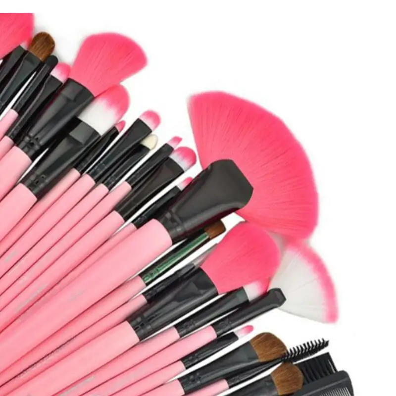 Set di pennelli per trucco da 24 pezzi con custodia Set di pennelli per trucco completo multi-tipo Pennello per fondotinta in polvere Strumento cosmetico professionale