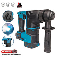 Electric Goddess Brushless Impact Hammer 21V Cordless Hammer Drill Function Multifunctional Steel Concrete Wood for Makita 18V