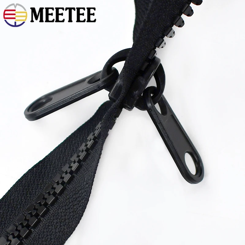 1/2Pc 5#8#10# 60-300cm Open-End Resin Zipper Backpack Closure Zippers Luggage Garment Replace Zip Repair Kits Sewing Accessories
