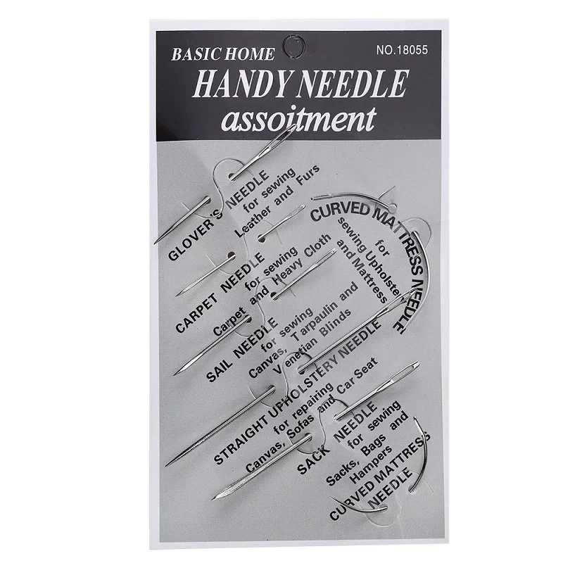 7Pcs/Set Handy Needle Assoitment Basic Home Leather Craft Tools Hand Sewing Stitching Carving Locking Looper DIY Manual Handmade