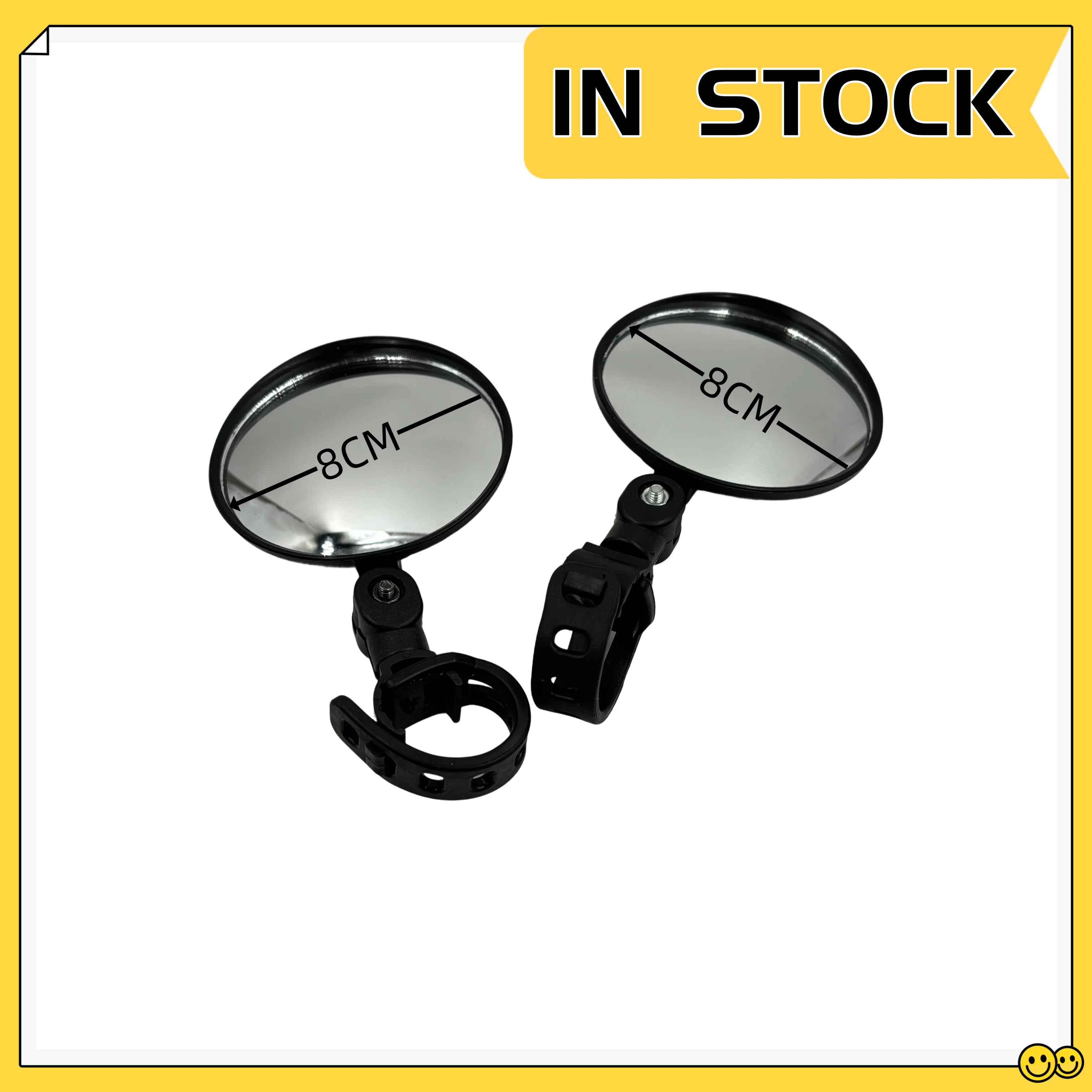 電動スクーター用の調整可能なハンドルバーバックミラー、ユニバーサル自転車ミラー、自転車ライディング、サイクリングミラー、360回転