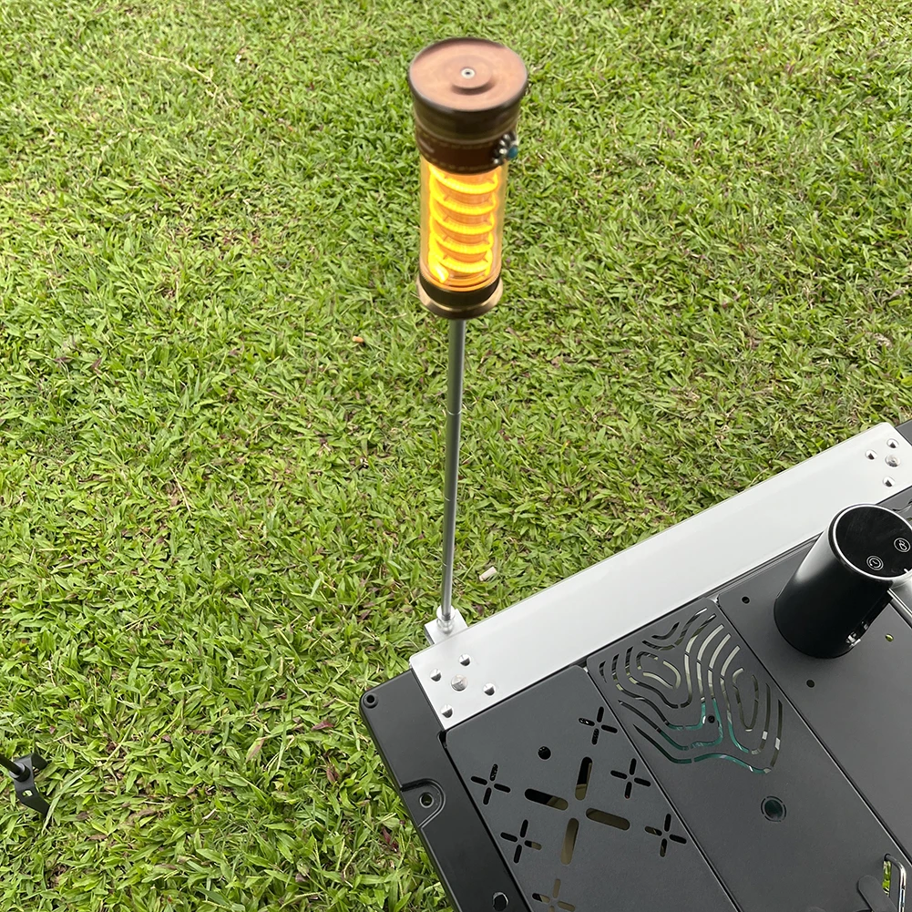 سبائك الألومنيوم في الهواء الطلق المحمولة ضوء شماعات عمود إضاءة محمول القطب انفصال حامل مصابيح ل IGT الجدول التخييم الملحقات