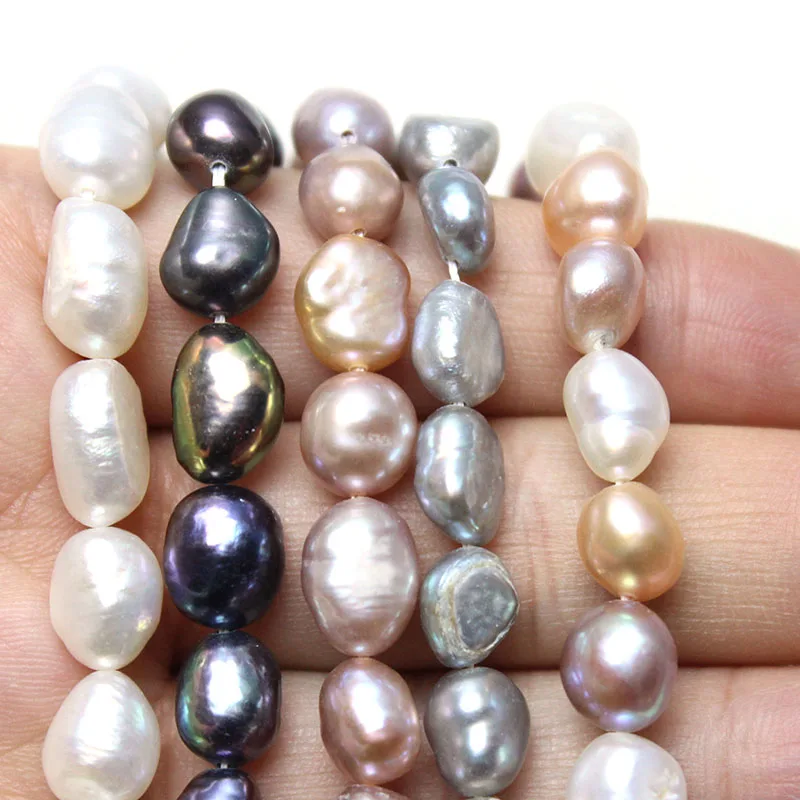 100% Natural Colorful Freshwater Pearl Irregular Baroque Pearls Bead For Jewelry Making DIY Bracelet Necklace 14\