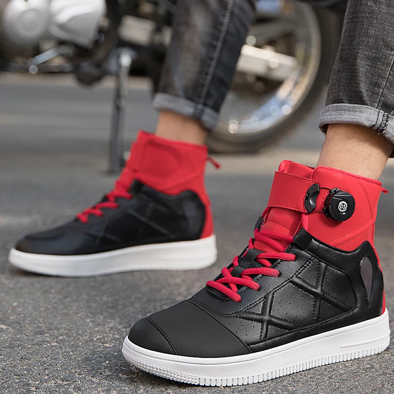 New Comfortable Summer Breathable Durable Riding Equipment Knob Adjustment Explosive Street Motorcycle Protective Boots