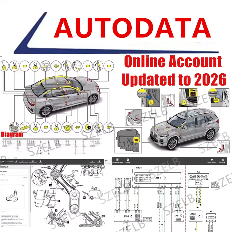 2026 Newest Autodata Online Alldata US EU Account Software Fast and Stable Updated to 2026 Support Mobile/PC Login