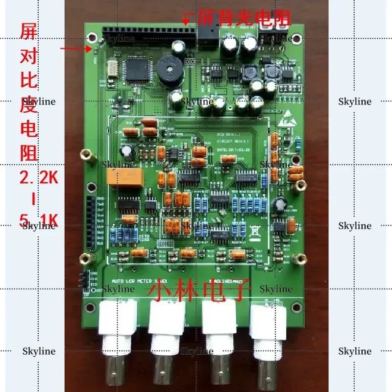For XJW01 Teacher Xu 0.3 Percent LCR Digital Bridge Board DIY Kit You Need To Add A Shot If You Want A Case Kobayashi