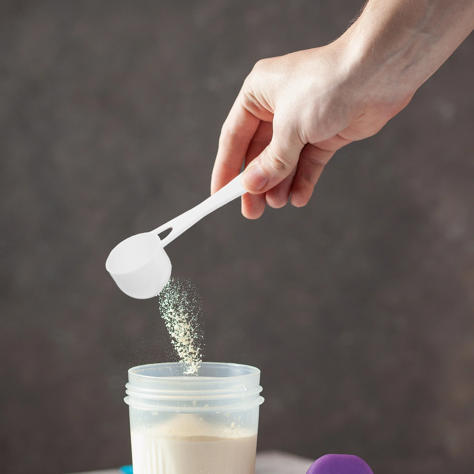 

100Pcs 5G Milk Powder Spoon Precise Measuring Scoop for Coffee Spices Baking Pet Food Ergonomic Design Kitchen Tool