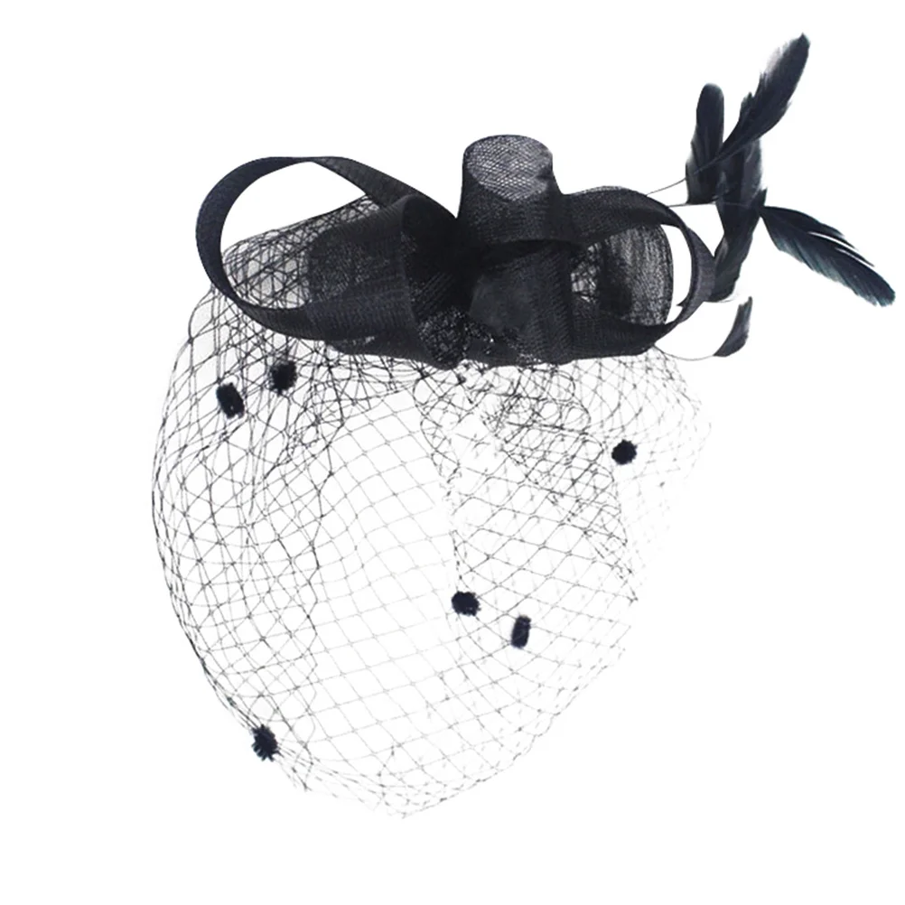 

Netted Fascinator Hair Clip Adjustable Mesh Headband For Women Tea Party Evening Event Fascinator Hats Accessory