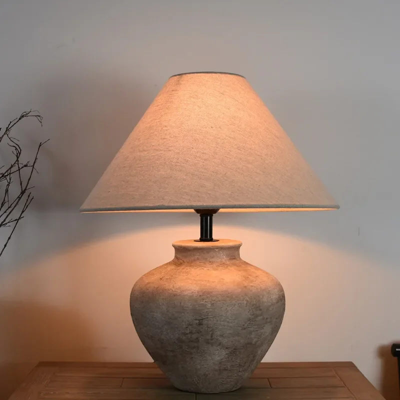 โคมไฟตั้งโต๊ะ โคมไฟข้างเตียง ห้องนอน สไตล์ญี่ปุ่นย้อนยุค ของตกแต่งห้องนั่งเล่น โฮมสเตย์ โคมไฟตั้งโต๊ะสไตล์อาร์ตเดโค