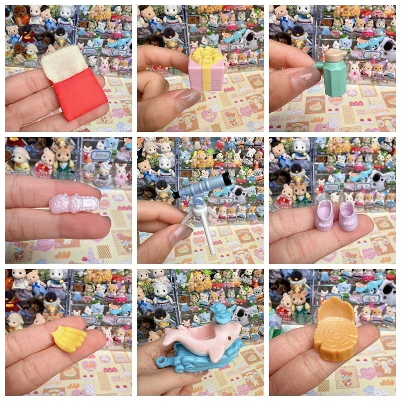 عائلات سيلفانيان عائلة الغابات تيرنورينز لعبة أنيمي لطيفة ألعاب بناتي شخصيات كاليكو كريترز ألعاب للأولاد إكسسوارات عيد الميلاد #1