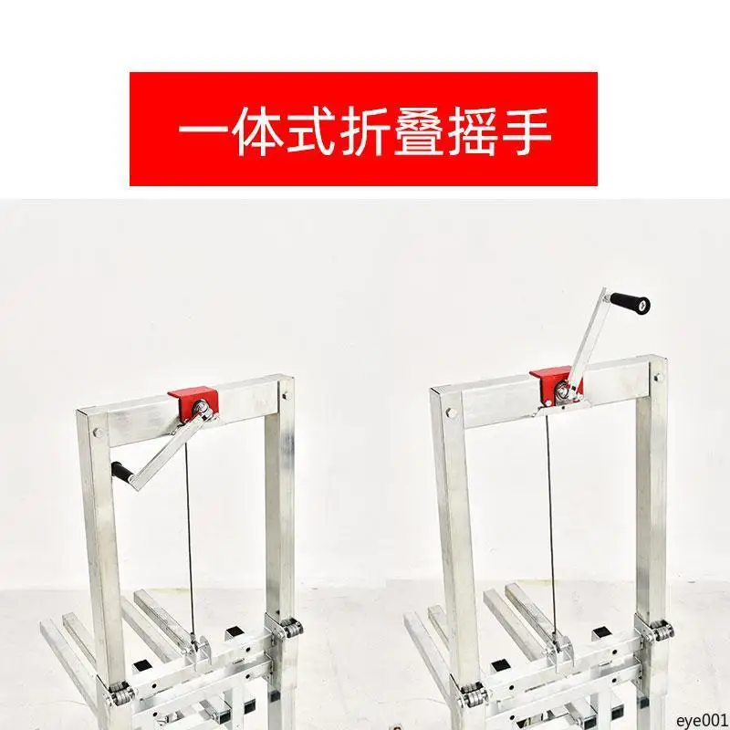 Elevating Folding Hand Truck Portable Lightweight Multi-Functional Cart for Outdoor Camping Home Shopping Cargo Hauling