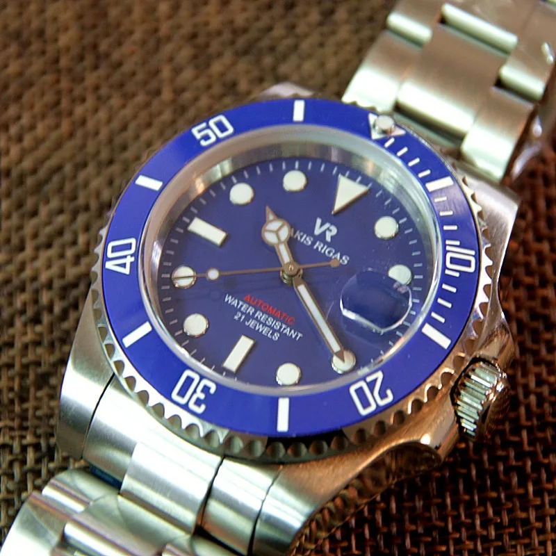 Montre de plongée mécanique automatique pour hommes, mouvement Dandong 2813, lumineux, étanche, sport de plein air