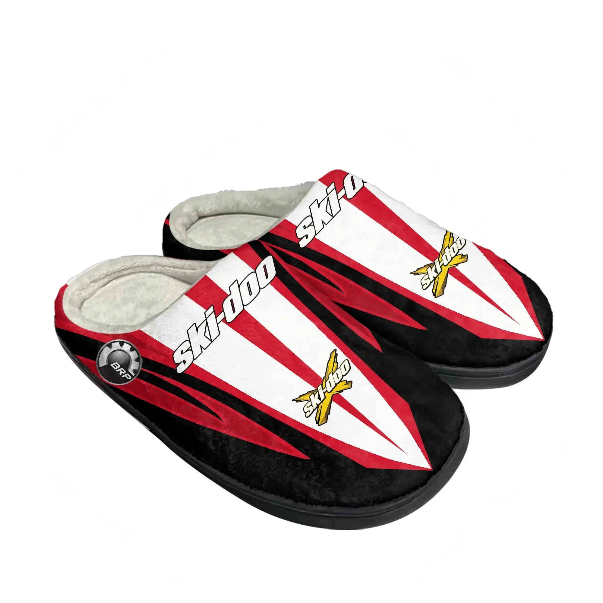 Ski-doo Shoes Home Cotton Slippers Mens Womens Plush Bedroom Casual Keep Warm Shoes Thermal Indoor Slipper Customized DIY Shoe