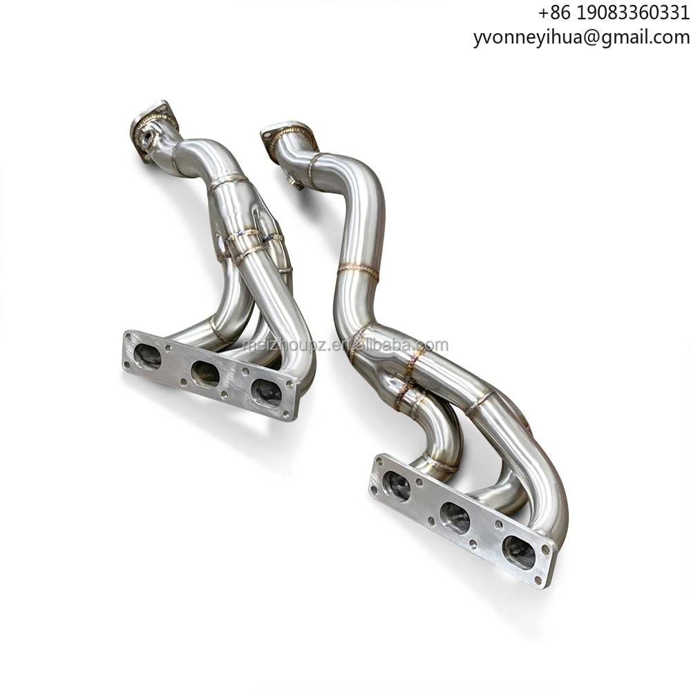 

Оптовая продажа с фабрики коллектор для BMW X5 E53 M54 3.0 1999-2005 Ss304 выхлопная водосточная труба высокая производительность без катышка водосточная труба