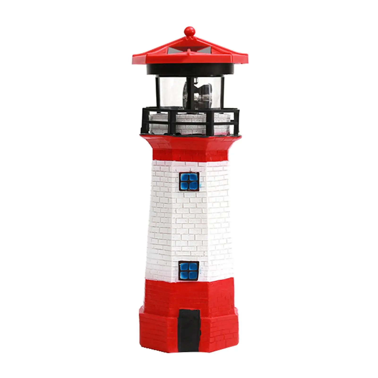 

Lighthouse Shape Solar LED Light Garden Fence Yard Outdoor Decoration360 Degrees Rotating Beam Lamp