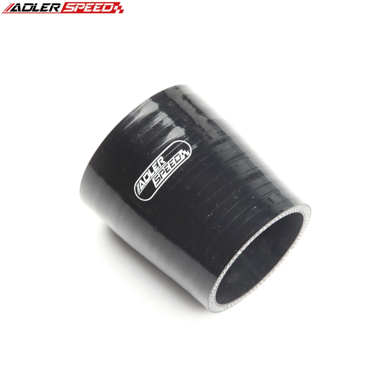 Universal 4 Ply 3.25''-3'' (83-76mm) Silicone Hose Coupler Turbo Intercooler Intake Pipe Black