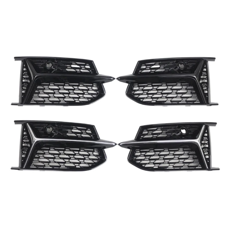 Pair Of ABS Fog Lamp Bezels For 2019 2023 Automobiles Strengthened Fashion Security