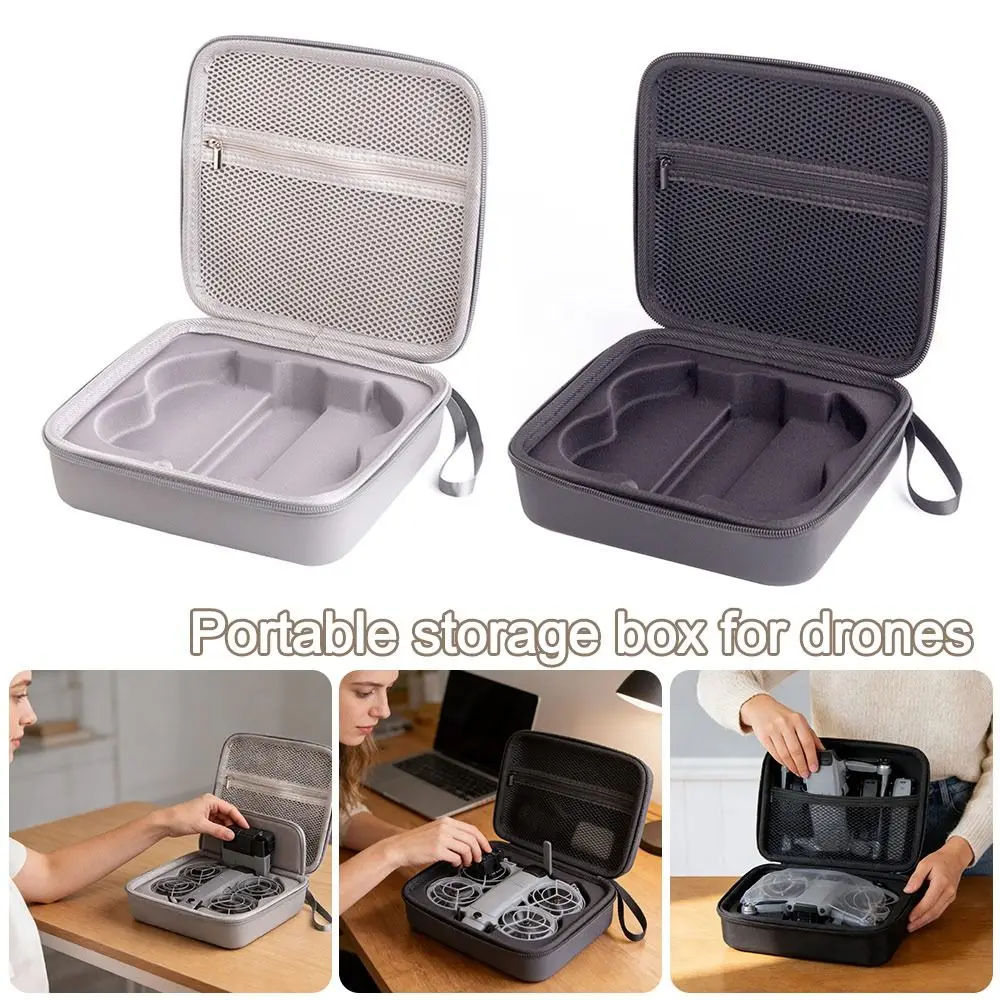 Hard Shell Action Camera Case Shockproof Wear-resistance Carrying Case Waterproof Sports Camera Organizer for DJI NEO_2 Travel
