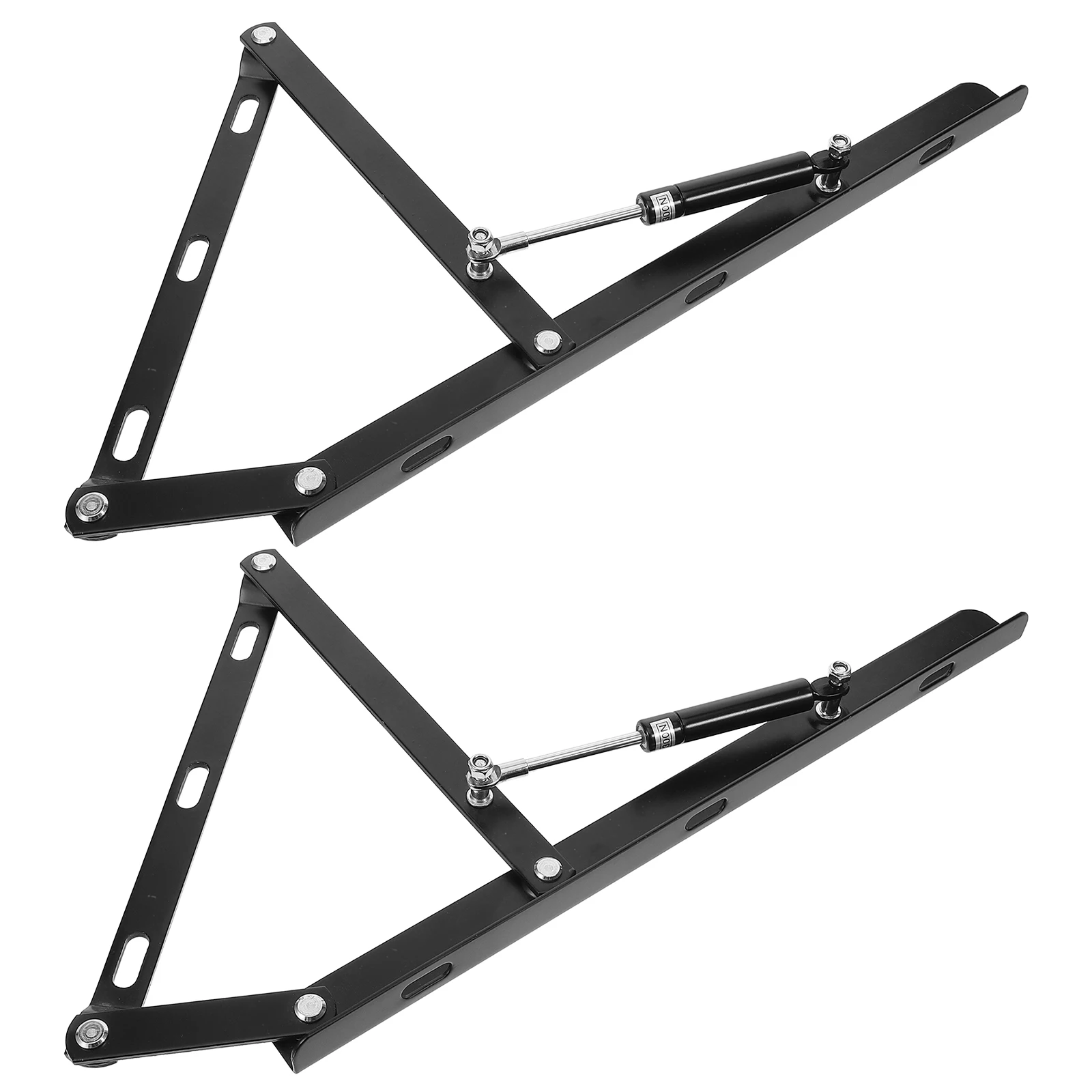 

1 set Bed Frame Bed Frame Fitting Rod Gas Lift Spring Raiser Mechanism Heavy Duty Storage Hinges Hardware