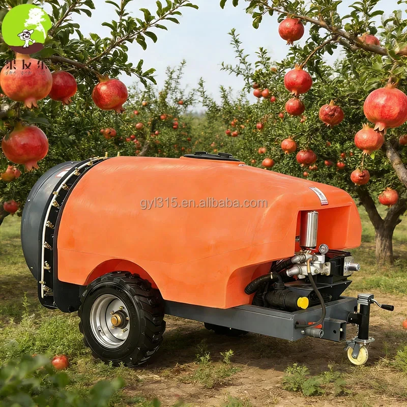 

1000L Tank Air Blast Sprayer CE Certified Gold Supplier Tractor PTO Anti-Drip Nozzle For Olive Peach Garden