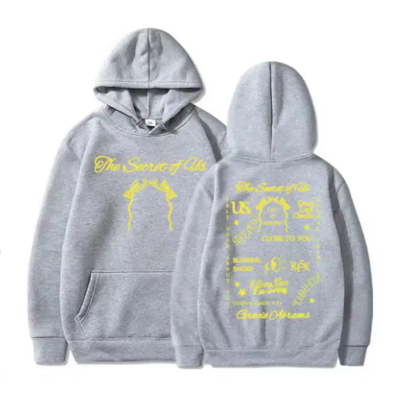 ريترو جرايسي أبرامز سرنا جولة هوديس موضة Harajuku الهيب هوب عالية الجودة البلوز الرجال النساء ملابس رياضية كبيرة الحجم #3