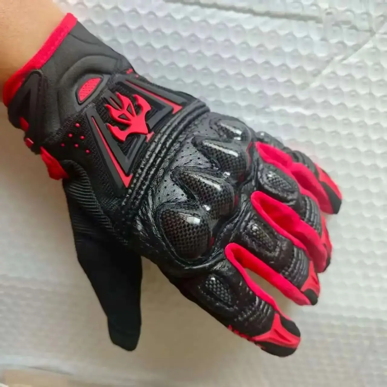 

FASTGOOSE мотоциклетные перчатки из углеродного волокна для мотокросса, дышащие сенсорные перчатки для ATV/BMX/Dirt Bike для мужчин и женщин Luvas