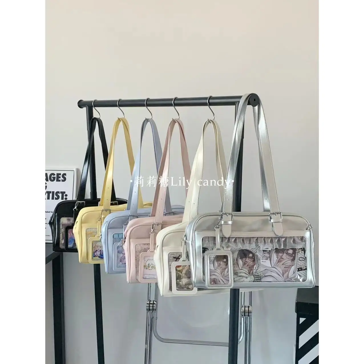 Original Homemade Pain Bag Fresh Versatile JK Uniform Bag Large Capacity College Style Age-reducing Two-dimensional LTA Bag Girl
