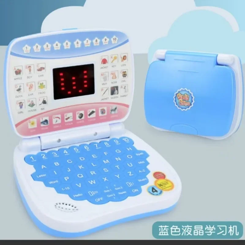 Petit jouet d'apprentissage de l'anglais pour enfants, garçons et filles, machine à écrire de Simulation pour l'Aphabet ABC.Numéros.Words.Ortelling.Maths.Musique