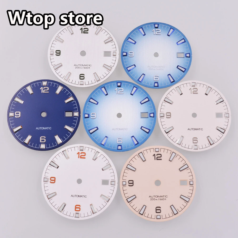 31mm-azul-branco-esteril-relogio-dial-verde-luminoso-ajuste-nh35-pecas-de-movimento-caber-3-horas-coroa-38-horas-coroa-relogio-pecas