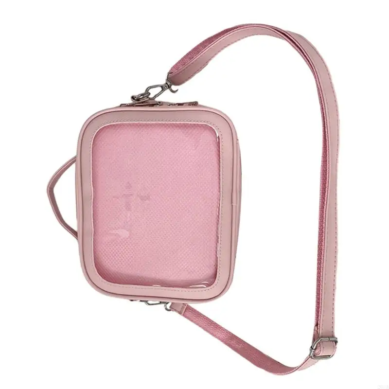 

Trendy Transparent Crossbody Bag with Spacious Interior Women's Japanese 20CA
