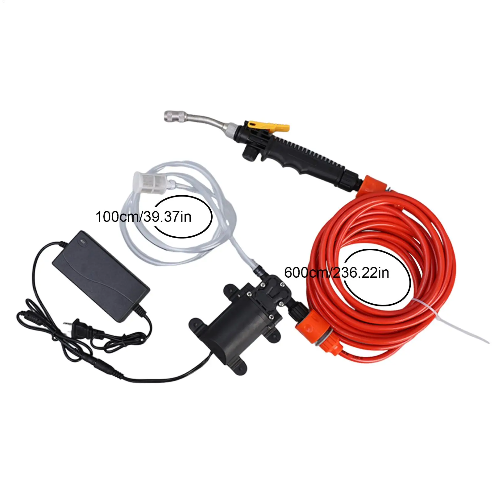 1pc Portable Electric Pressure Washer, High Power Spray Gun for Car Auto, Home, Driveway, Patio, Floor, Air conditioner Cleaning