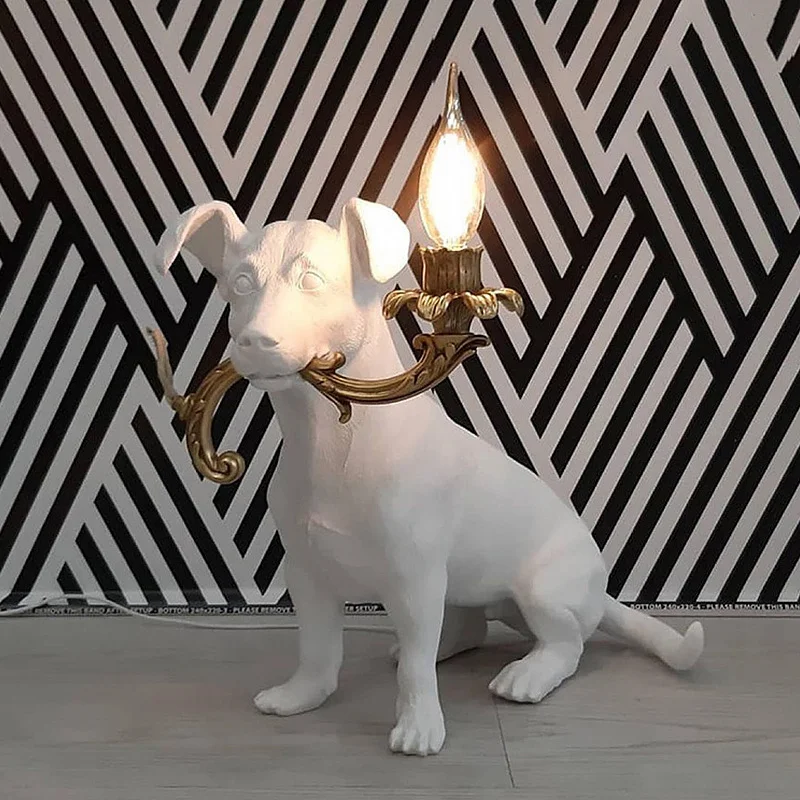 Resin Art On Floor - Resin Dog Table light Jobby Table