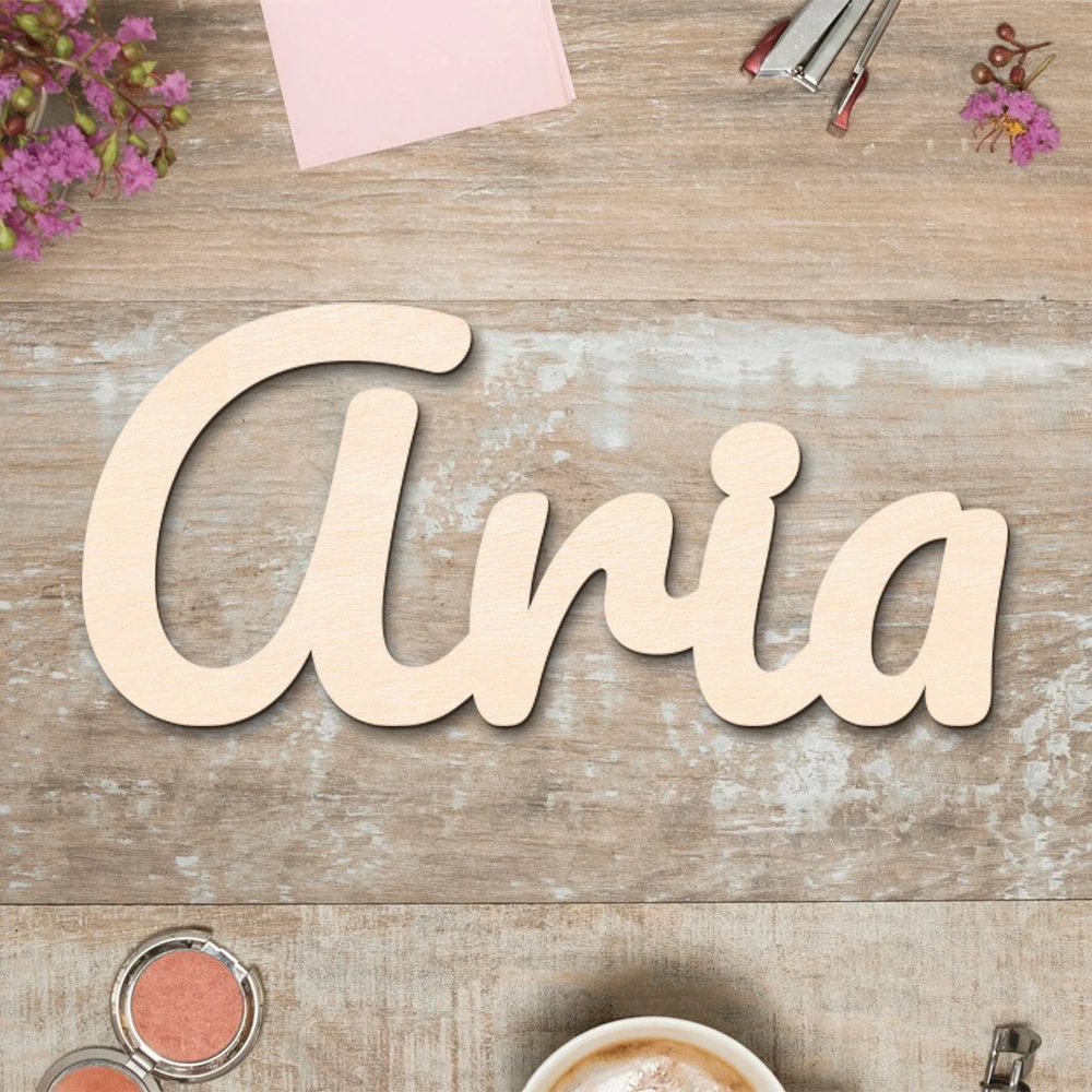 1pc Custom Wooden Room Name Sign,Customized Gifts,Alphabet Wall Decor,Multi Color Selection, Can Graffiti,Room And Home Decor,