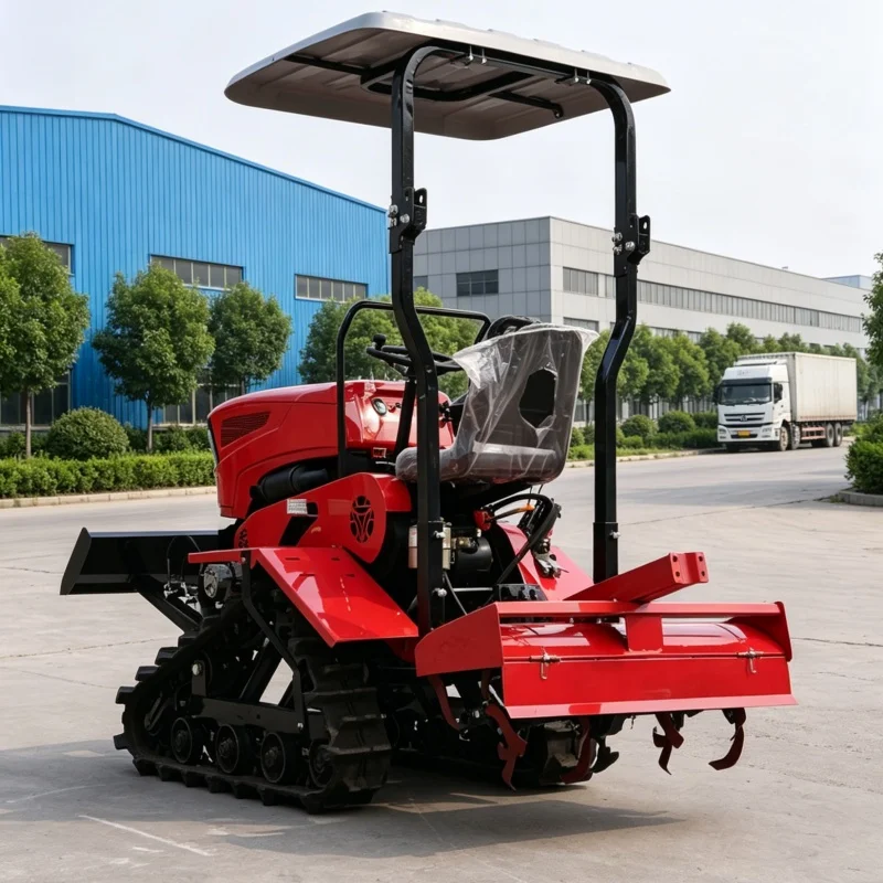 

Customized Agricultural rotary tillage equipment, farmland cultivation equipment, best-selling crawler rotary tiller preferred