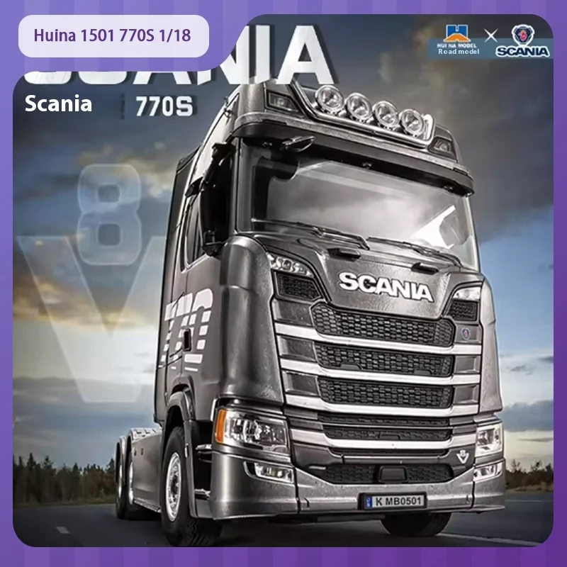 

Huina 1501 770S 1/18 Радиоуправляемый грузовик Тягач Модель легкосплавного автомобиля Пропорция 19-канальный 2,4 г Доска для перетаскивания Детская игрушка в подарок
