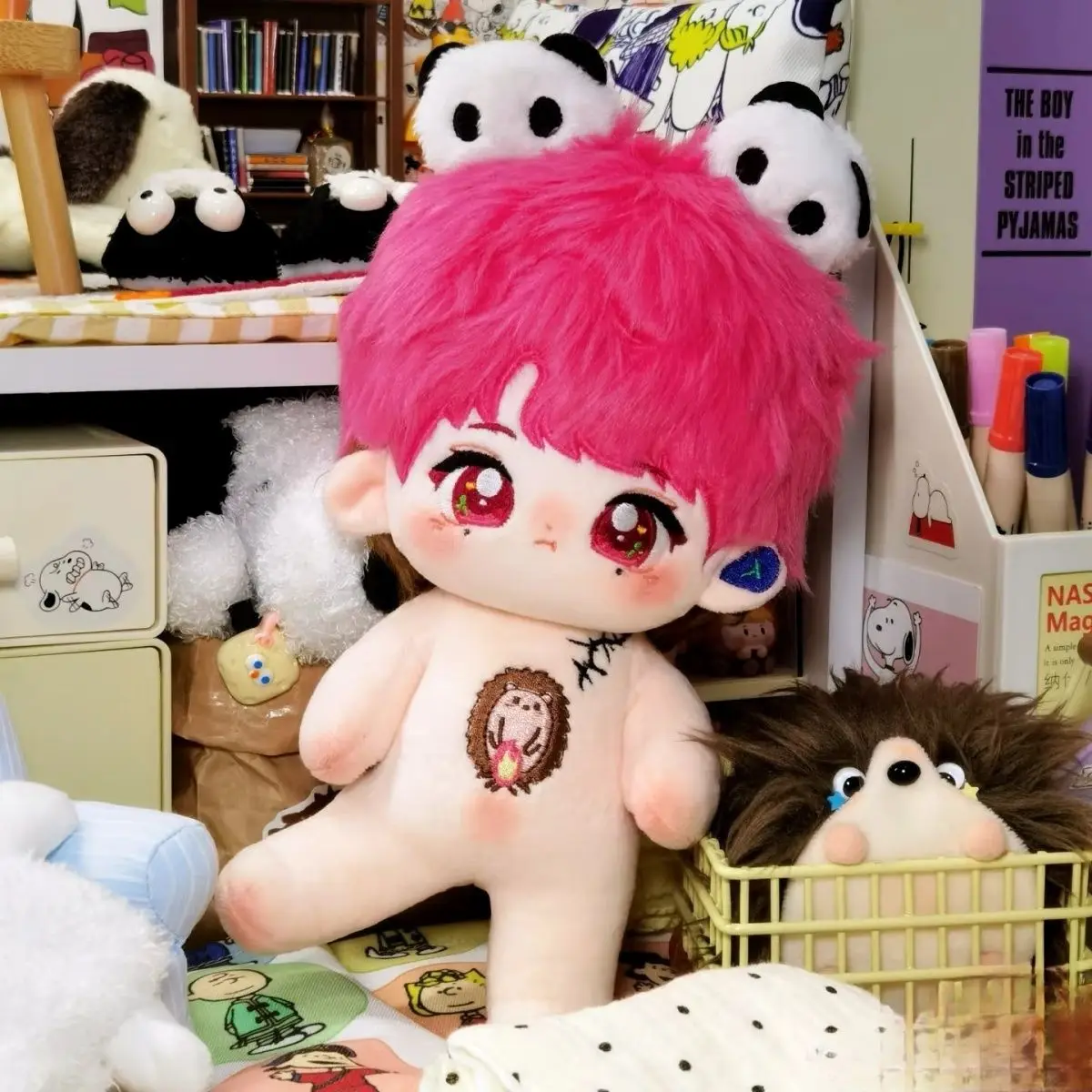 20 cm ídolo boneca JC-T estrela fã boneca dos desenhos animados vestir-se algodão boneca de pelúcia anime brinquedos para crianças presentes enviar amigos boneca rosa