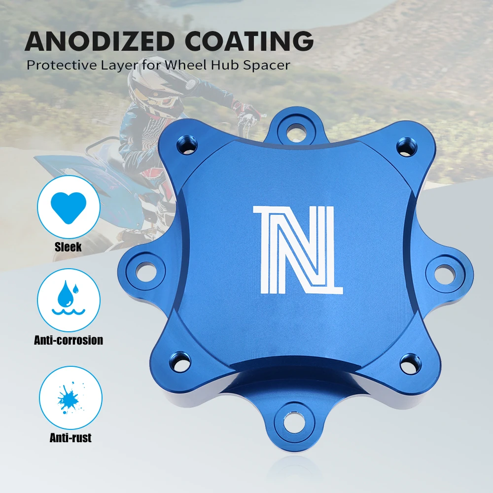 

NICECNC For 700 Raptor Wheel Hub Spacers Aluminum For Yamaha Raptor 700 YFZ450 YFZ450R YFZ450X Raptor 125 Raptor 250 Raptor 660R