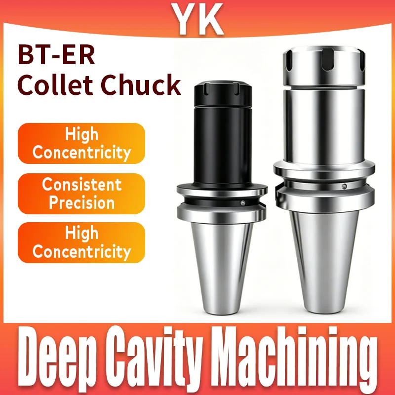 

BT ER Tool Holder for CNC Milling Machine Lathe BT30 BT40 BT50 ER11 ER16 ER20 ER25 ER32 ER40 Knife Shank Universal Accessory