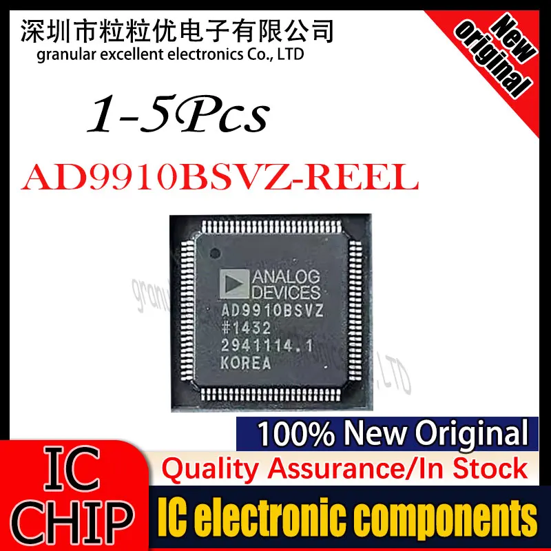 1-5 uds 100% nuevo Original AD9910BSVZ-REEL AD9910BSVZ AD9910 BSVZ-REEL TQFP-100 productos puntuales Chip de garantía de calidad