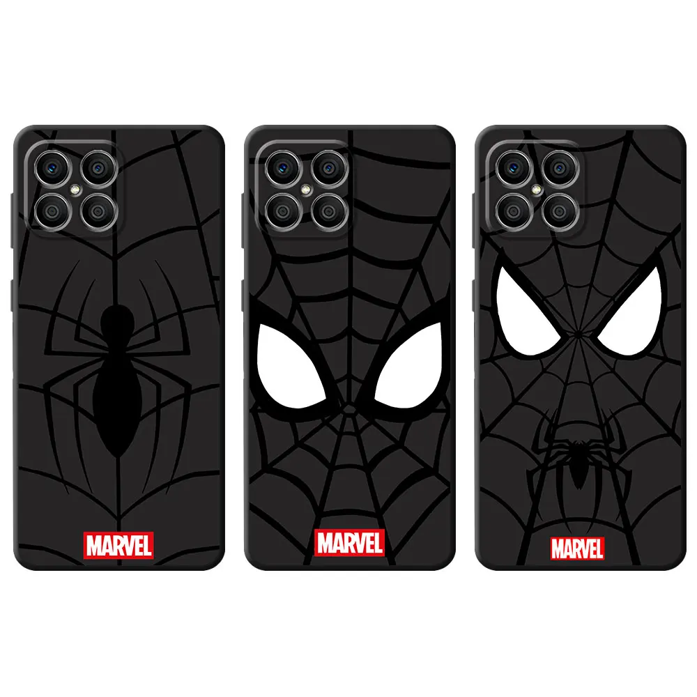 phone Case for Huawei Honor X6 X8 X9a Magic5 Pro P30 P20 Lite 70 8X 90 X8a soft fundas Black Cover Marvel Red Amazing Spiderman