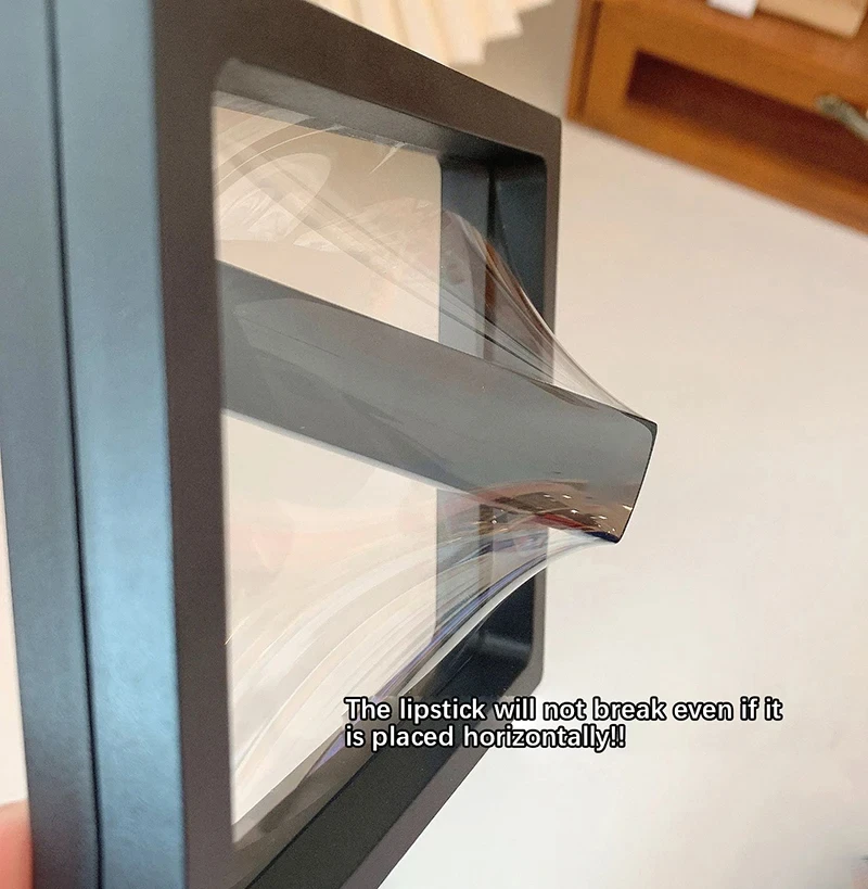 10Pcs PE Film Jewelry Storage Box 3D Packaging Case Free Stand Floating Frame Membrane Ring Earrings Necklace Display Holder