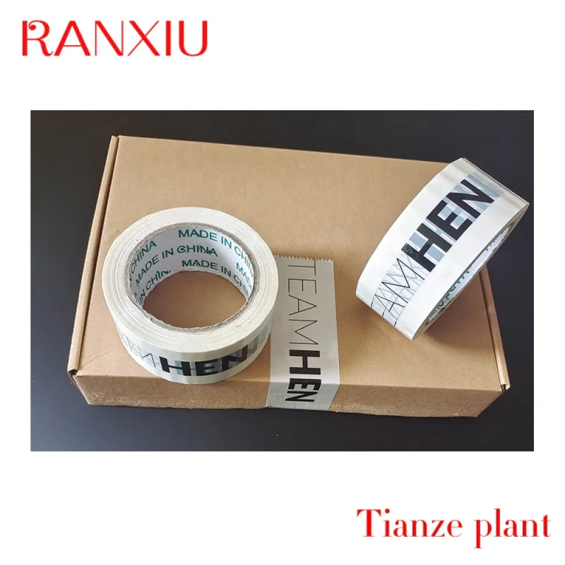 

Custom Ta-41 China Custom 3 inches bopp white adhesive carton packing duck tape with logo