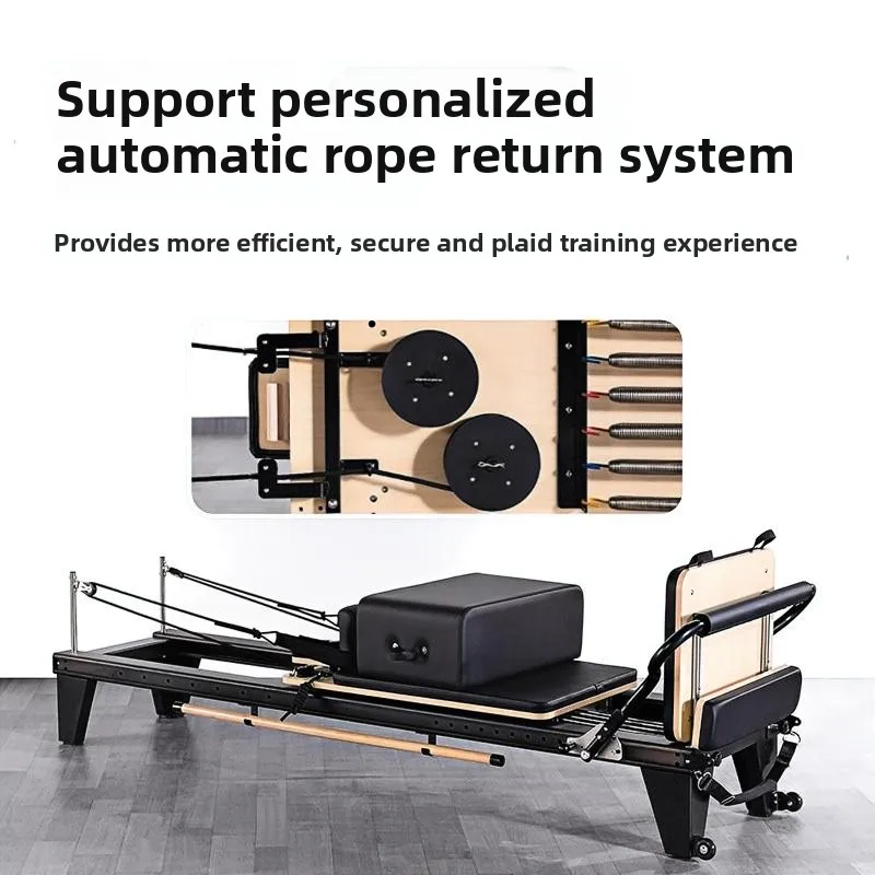 Commercial Infinite Footbar Black Pilates Reformer Gym Portable Machine Fitness Equipment
