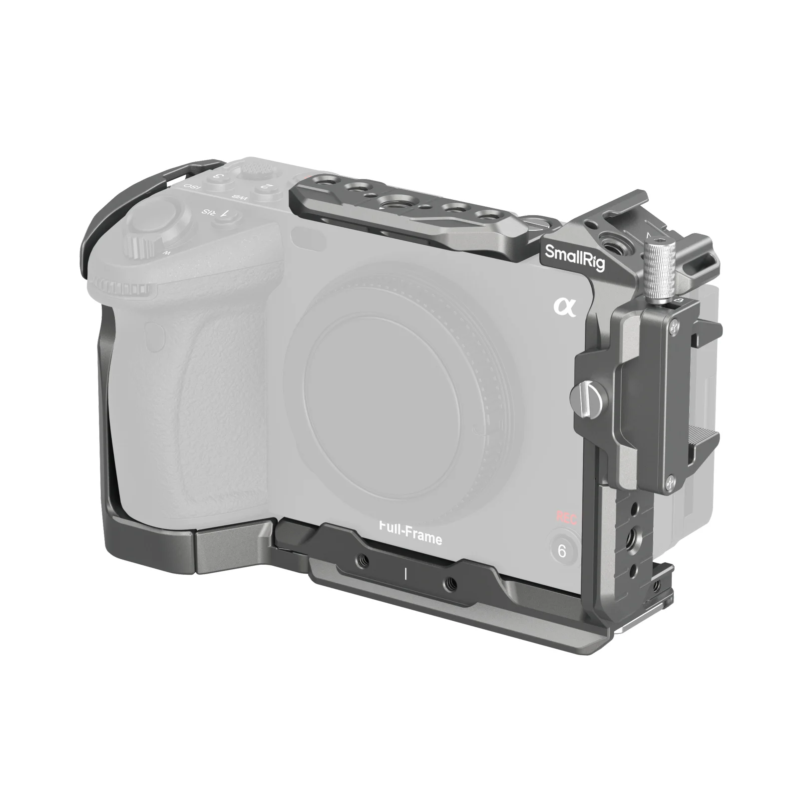 SmallRig FX3 / FX30 geavanceerde kooikit, HawkLock Quick Release Cage Kit voor Sony FX3 / FX30 met handgreep aan de bovenkant, kabelklem 4771