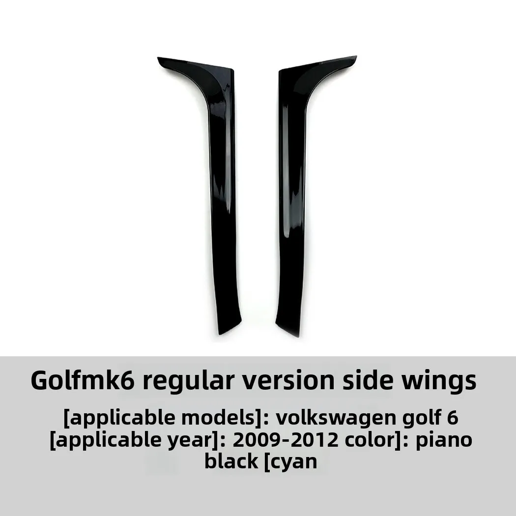 

Suitable For Volkswagen Golf Models Golf Mk6 2009-12 Flank Tail Spoiler Car Modification Accessories
