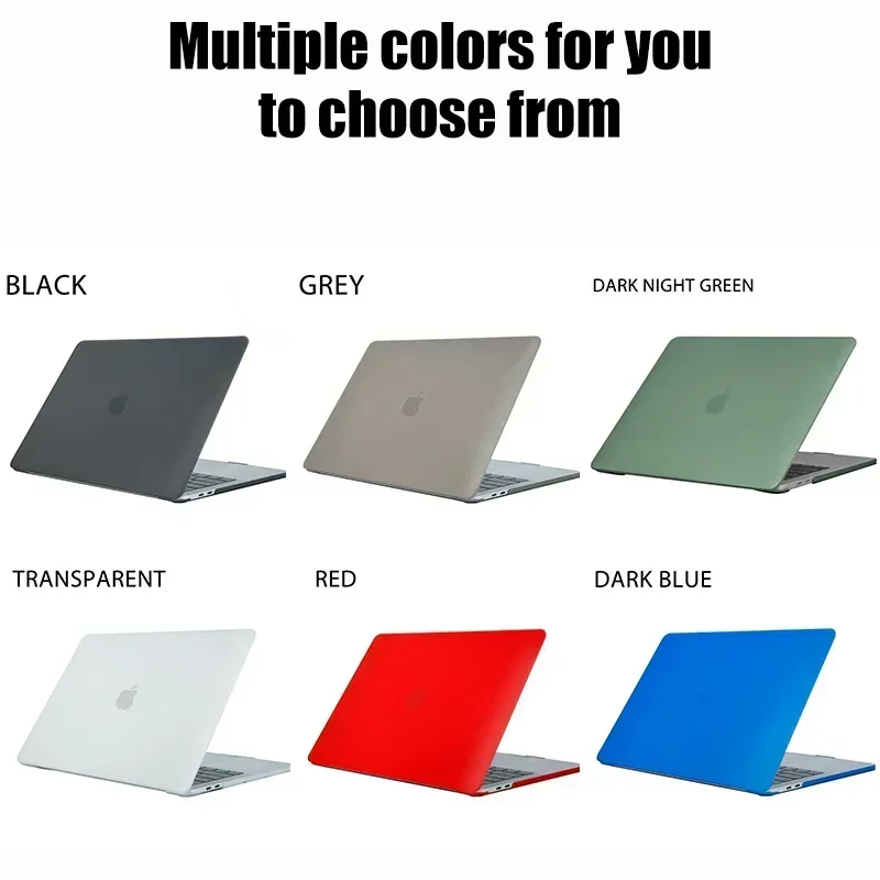 Caso protetor do portátil para Macbook Air 13, A1932, A2179, A2337, 13,3 pro, A1706, A1708, A1989, A2159, A2338,13.6Air A2681,Pro14, A2442
