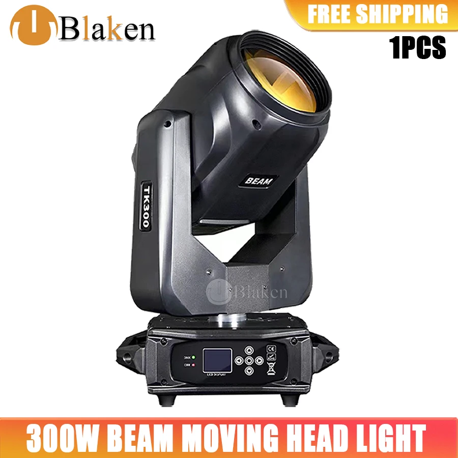 

Blaken 1Pcs Beam 300W Moving Head Lighting DMX 512 Control Stage Light For DJ Bar Disco Concert Party Activities Fast Delivery ﻿