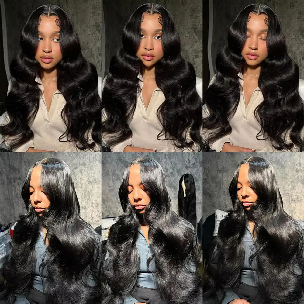 Parrucca frontale in pizzo trasparente 13x6 13x4 HD con densità del 250% Parrucca senza colla 5x5 Parrucca per capelli umani per le donne Parrucche brasiliane